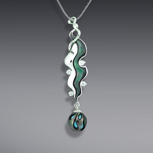 Contemporary Galatea Pearl Pendant