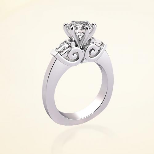 Princess Collection Diamond Wedding Band